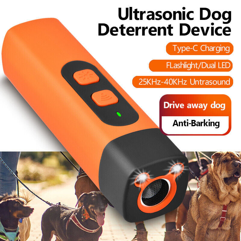 Ultrasonic Dog Repeller anti Bark Device Stop Barking Humane Pet Training Tool